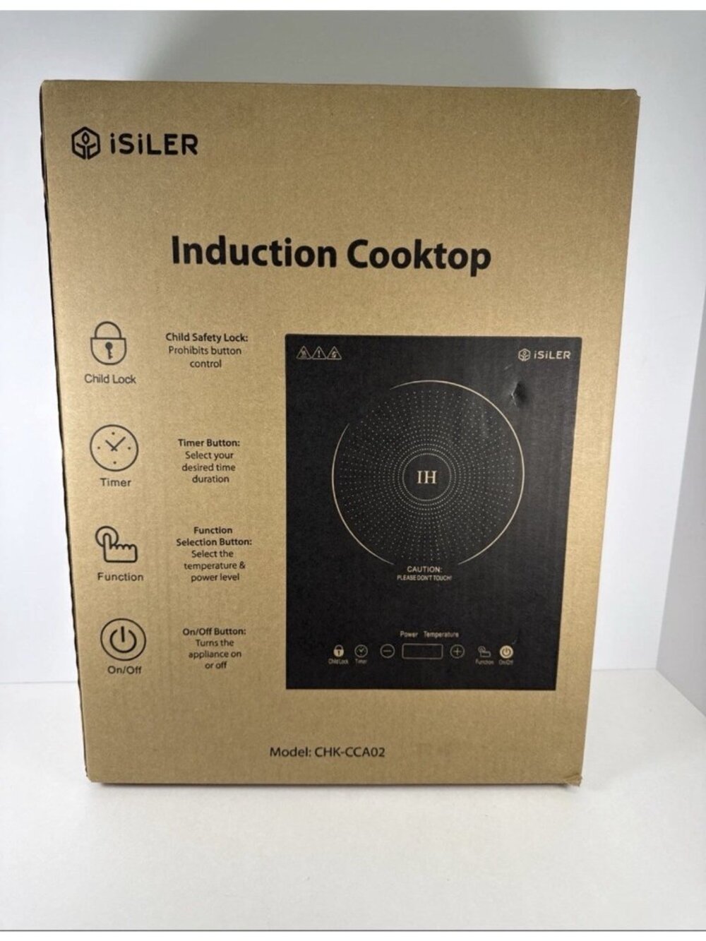 iSiLER Portable Induction Cooktop, iSiLER 1800W Sensor Touch Electric Induction